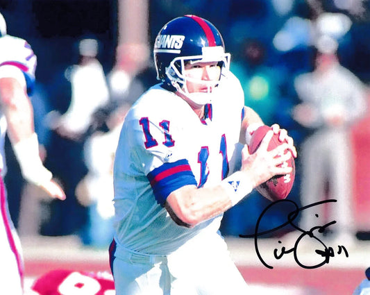 Phil Simms autographed New York Giants 8x10 photo - AutographsForSale.com