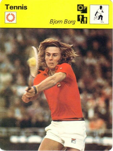 Bjorn Borg 1979 Sportscaster Tennis Rookie Card - AutographsForSale.com