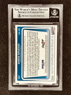 Jameis Winston 2011 Perfect Game Topps Bowman Rookie Card BGS 9 Florida State Heisman - AutographsForSale.com