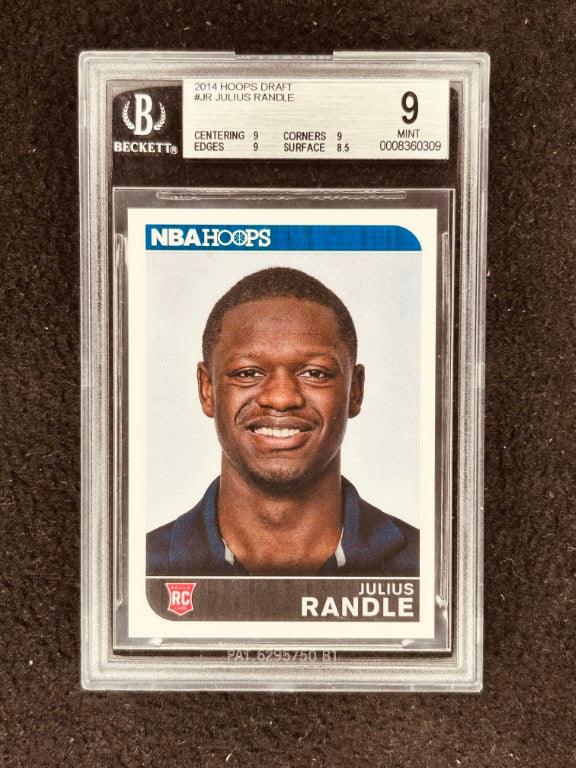 Julius Randle 2014 Panini Hoops NBA Draft RC BGS 9 Knicks Timberwolves - AutographsForSale.com