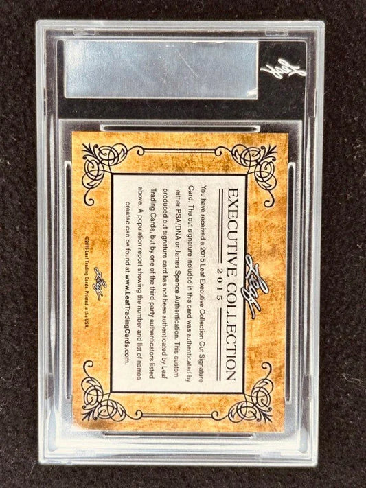 Eddie Collins 2015 Leaf Masterpiece Cut Signature certified signed card 1/1 PSA White Sox - AutographsForSale.com