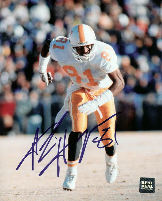 Alvin Harper autographed Tennessee Volunteers 8x10 photo - AutographsForSale.com