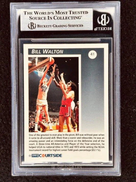 Bill Walton autographed UCLA 1992 Courtside card BAS - AutographsForSale.com