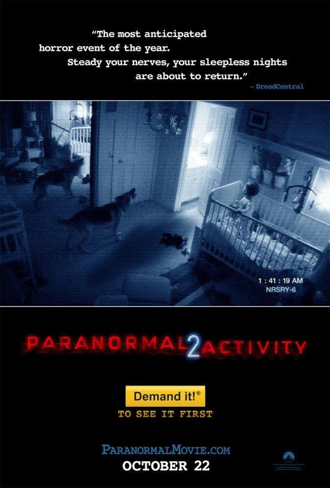 Paranormal Activity 2 2010 mini 11x17 movie poster - AutographsForSale.com