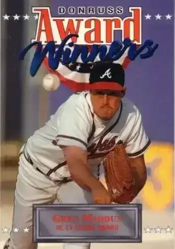 Greg Maddux Atlanta Braves 1994 Donruss Award winners jumbo card - AutographsForSale.com