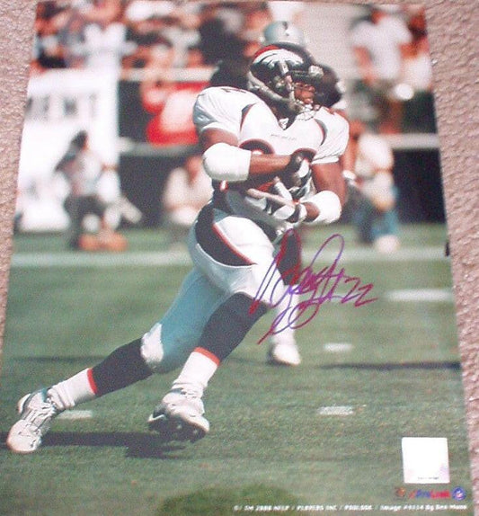 Olandis Gary autographed Denver Broncos 11x14 photo - AutographsForSale.com