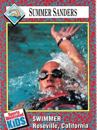 Summer Sanders 1991 Sports Illustrated for Kids swimming Rookie Card - AutographsForSale.com