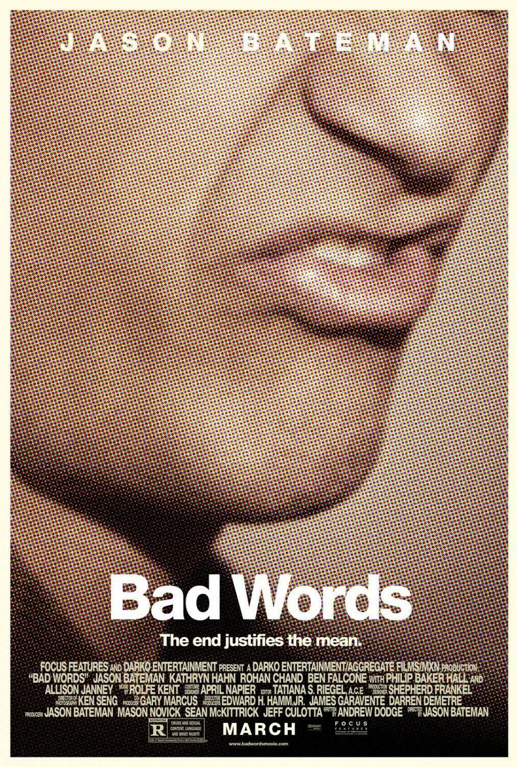 Bad Words 27x40 2 Sided 2014 movie poster Jason Bateman - AutographsForSale.com