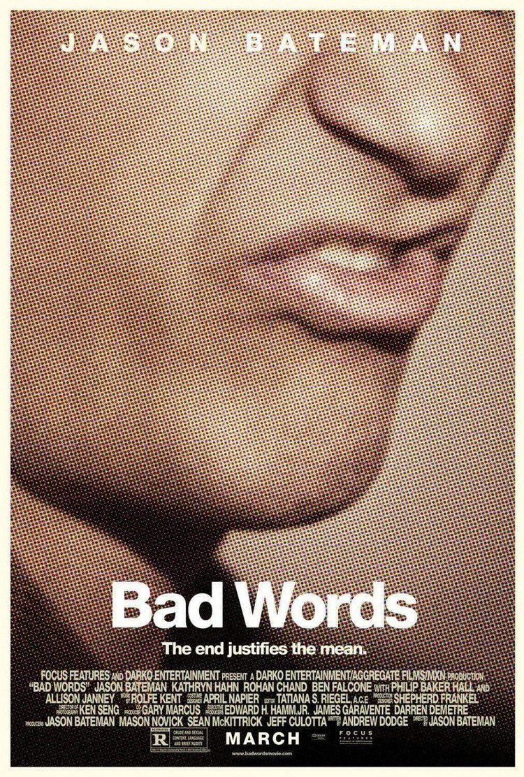 Bad Words 27x40 2 Sided 2014 movie poster Jason Bateman - AutographsForSale.com