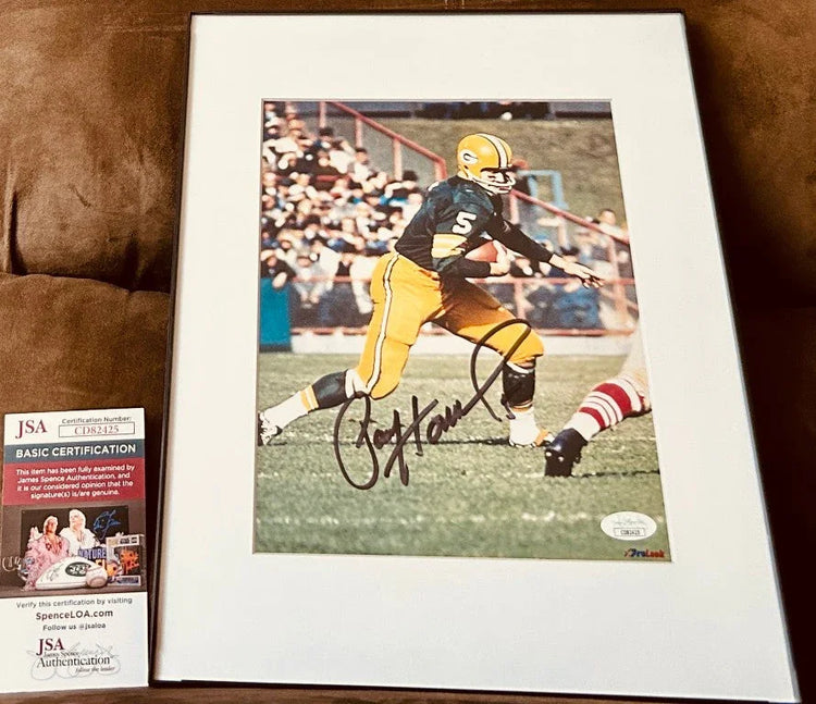Paul Hornung signed Packers 8x10 photo framed JSA - AutographsForSale.com