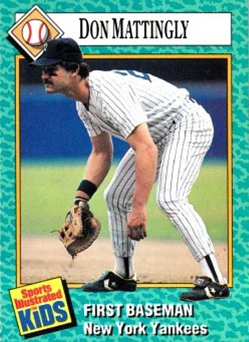 Don Mattingly New York Yankees 1989 Sports Illustrated for Kids card - AutographsForSale.com