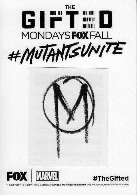 Gifted Mutants Unite 2017 Comic-Con SDCC promo temporary tattoo - AutographsForSale.com