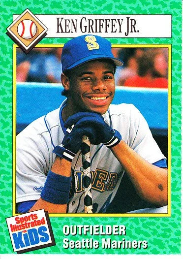 Ken Griffey Jr. Seattle Mariners 1990 Sports Illustrated for Kids card - AutographsForSale.com
