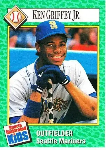 Ken Griffey Jr. Seattle Mariners 1990 Sports Illustrated for Kids card - AutographsForSale.com