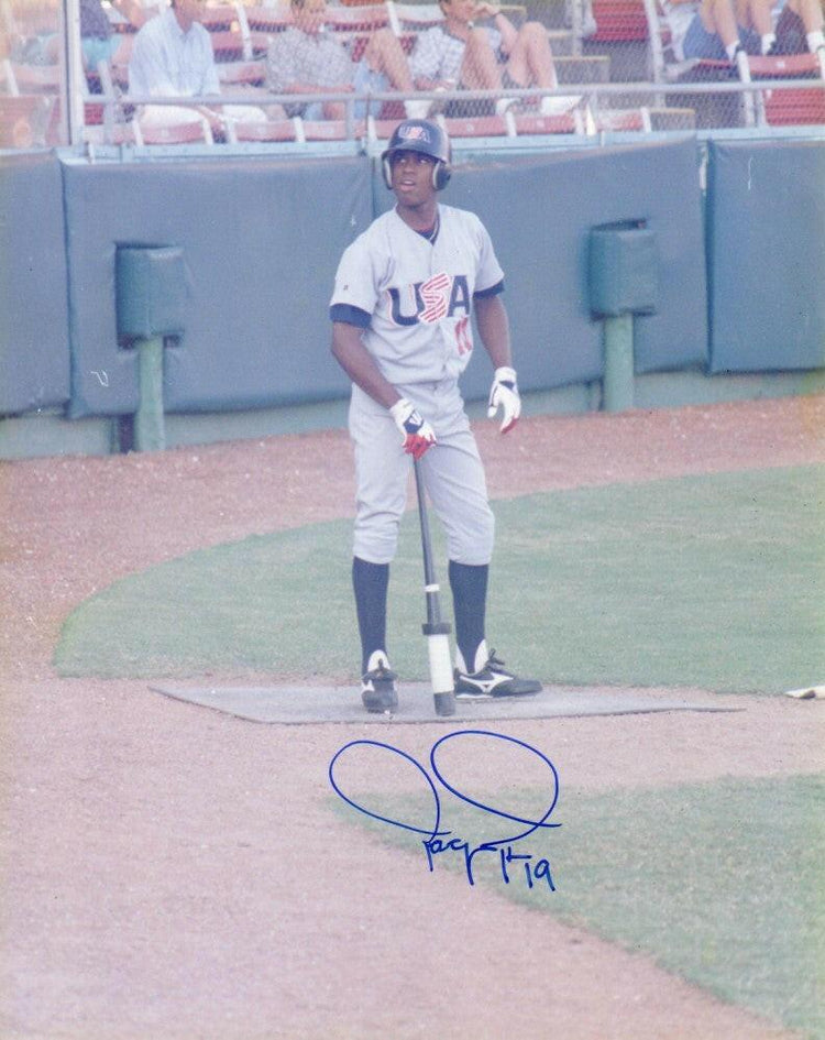 Jacque Jones signed 1996 US Olympic Baseball team 8x10 photo - AutographsForSale.com