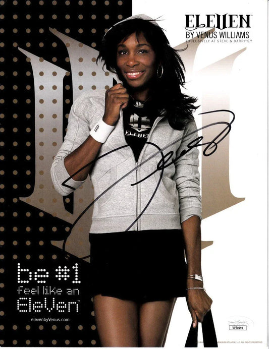 Venus Williams signed Eleven promotional 8.5x11 photo JSA - AutographsForSale.com