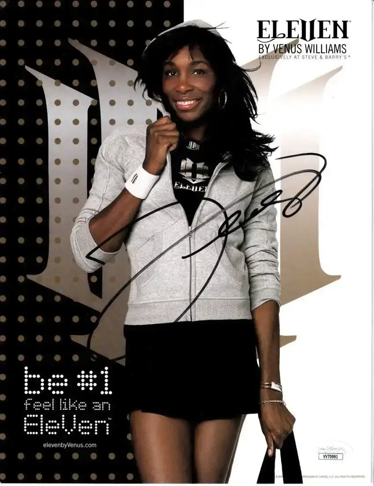 Venus Williams signed Eleven promotional 8.5x11 photo JSA - AutographsForSale.com