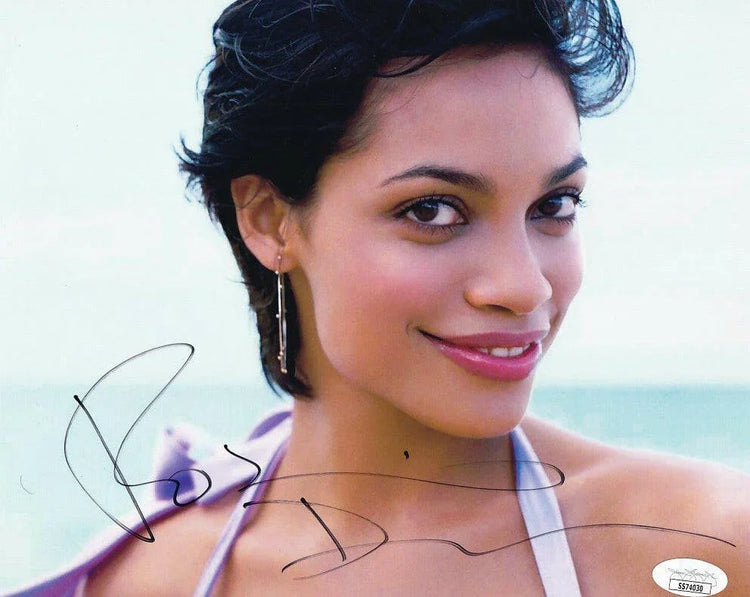 Rosario Dawson autographed 8x10 portrait photo JSA - AutographsForSale.com