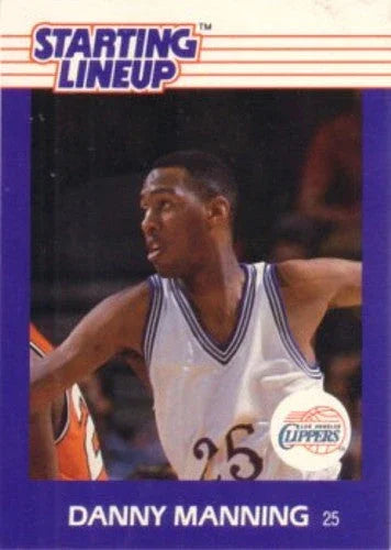 Danny Manning Kenner Starting Lineup 1988 Rookie Card - AutographsForSale.com