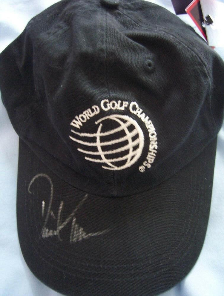 David Toms autographed World golf Championships cap - AutographsForSale.com