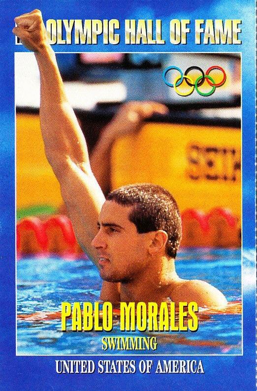 Pablo Morales Olympic Hall of Fame 1996 SI for Kids card - AutographsForSale.com