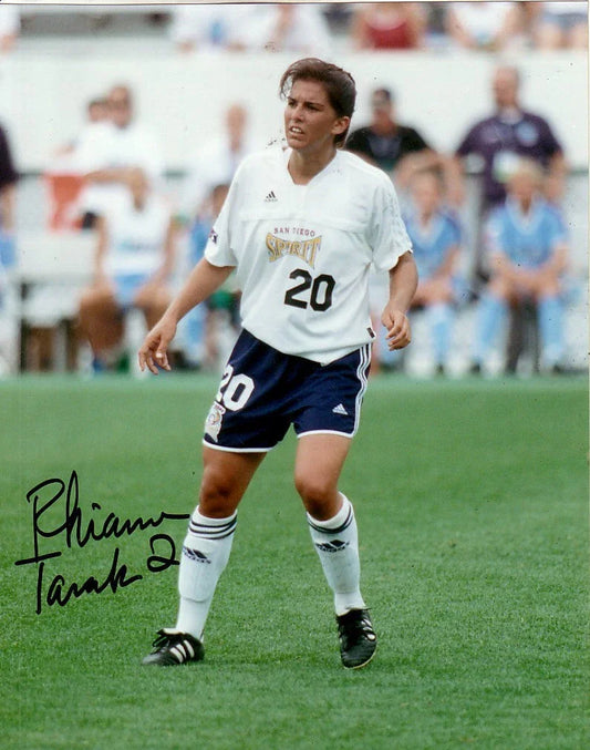 Rhiannon Tanaka autographed 8x10 WUSA San Diego Spirit photo - AutographsForSale.com