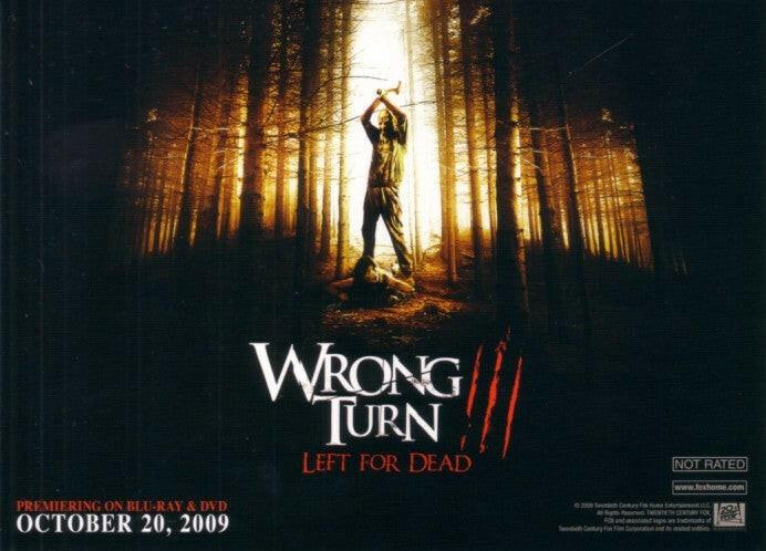 Wrong Turn 3 movie 2009 Comic-Con Fox 5x7 promo card - AutographsForSale.com
