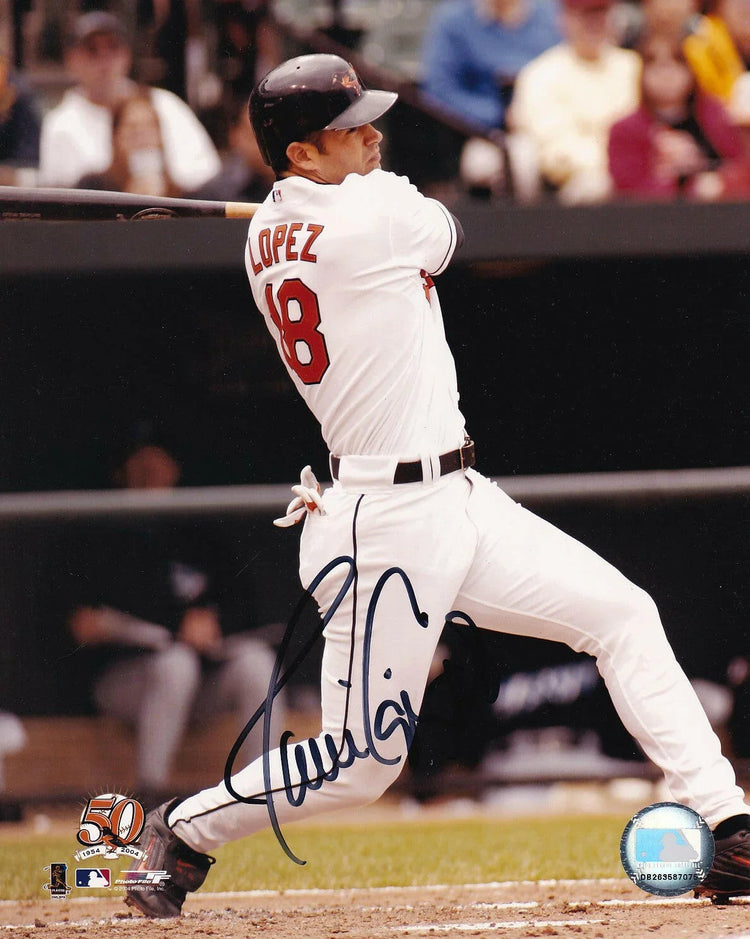 Javy Lopez autographed Baltimore Orioles 8x10 photo - AutographsForSale.com