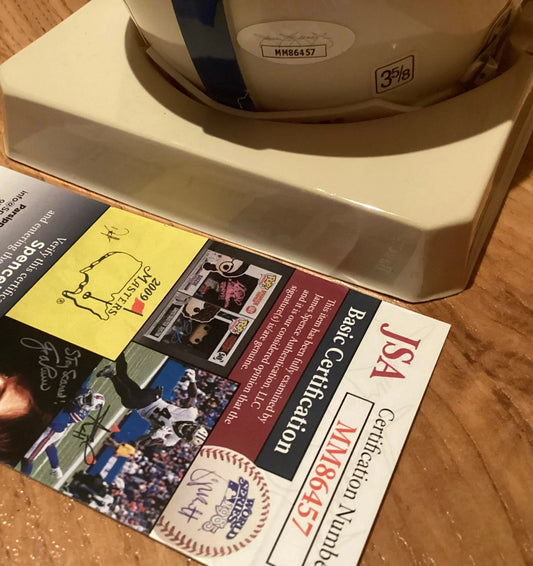 Peyton Manning autographed Indianapolis Colts mini helmet JSA - AutographsForSale.com
