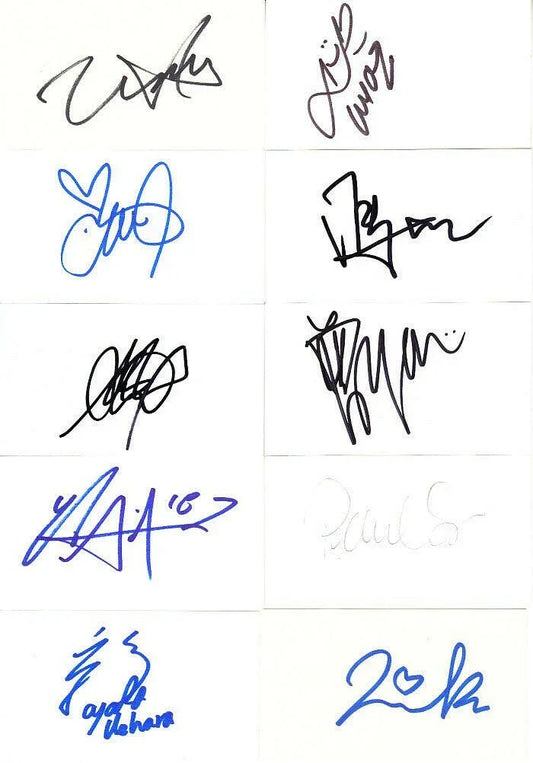 10 Asian LPGA star golfer autographs Lydia Ko Ai Miyazato Se Ri Pak Yani Tseng - AutographsForSale.com