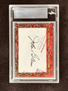 Gordon Cooper & John Glenn 2018 Leaf Masterpiece Cut Signature certified signed card 1/1 JSA Mercury 7 - AutographsForSale.com