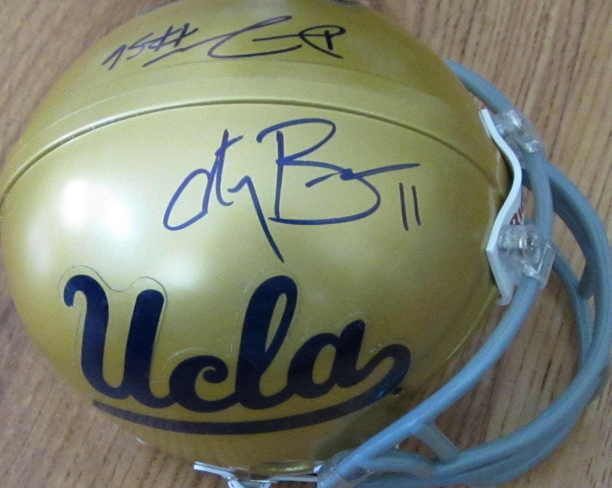 Anthony Barr & Datone Jones autographed UCLA mini helmet - AutographsForSale.com