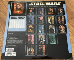 Star Wars Attack of Clones Movie 2002 2003 calendar Hayden Christensen Anakin Skywalker cover - AutographsForSale.com