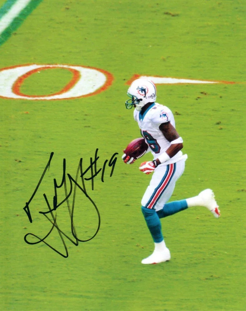 Ted Ginn Jr. Autographed Miami Dolphins 8x10 photo - AutographsForSale.com
