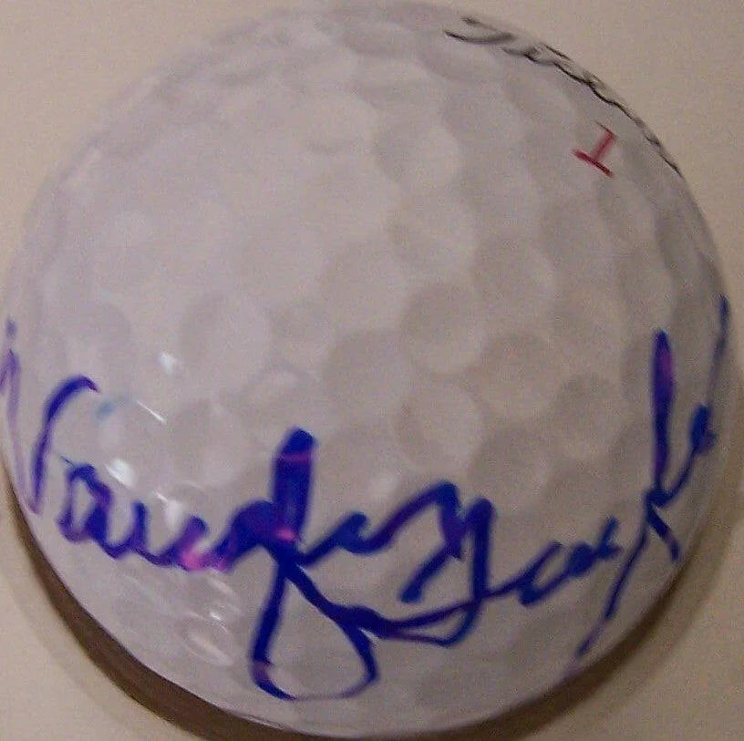 Vaughn Taylor signed 2012 Farmers Insurance Open tournament Used Titleist golf ball - AutographsForSale.com
