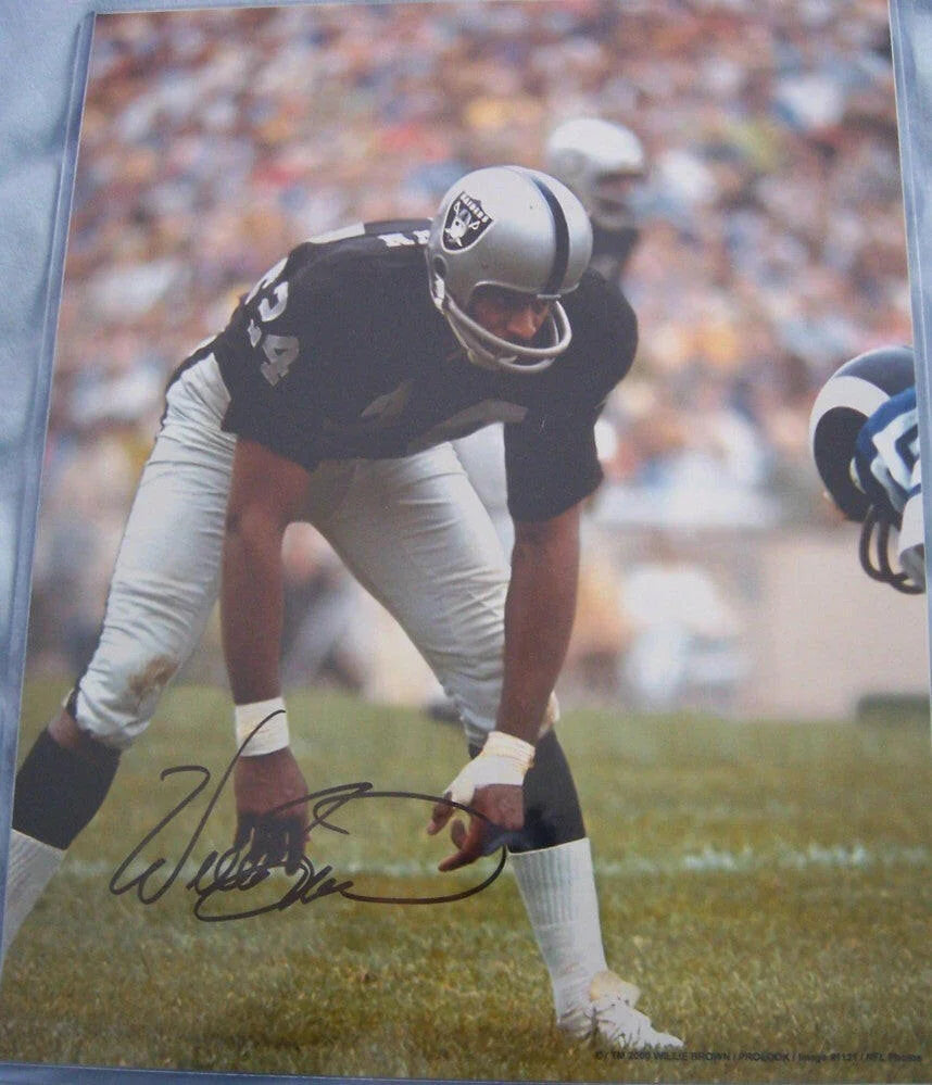 Willie Brown autographed Oakland Raiders 11x14 photo - AutographsForSale.com