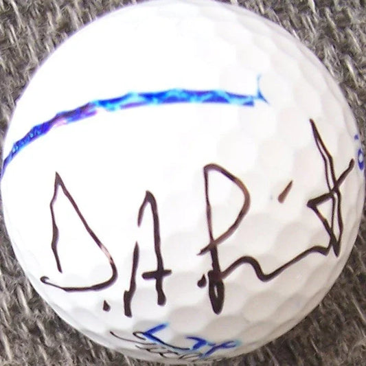 D.A. Points signed 2012 Farmers Insurance Open tournament Used Titleist golf ball - AutographsForSale.com