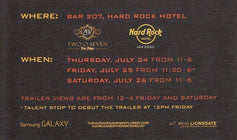 Hunger Games Mockingjay movie 2014 SDCC 3x5 promo card - AutographsForSale.com