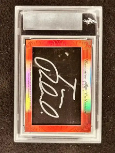 David Duchovny & Tom Braidwood 2017 Leaf Cut Signature certified signed card 1/1 JSA X-Files - AutographsForSale.com