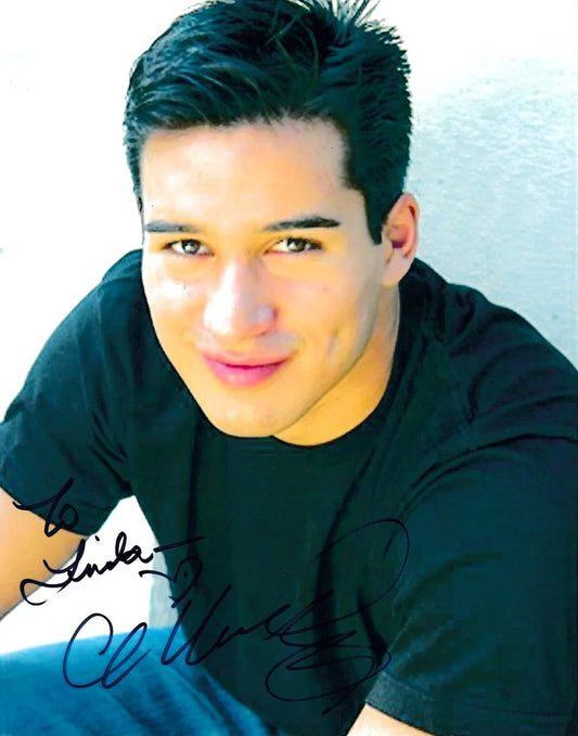 Mario Lopez autographed 8x10 photo inscribed To Linda - AutographsForSale.com