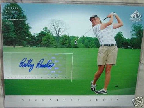 Reilley Rankin certified signed 2004 Upper Deck SP Signature golf LPGA 8x10 card - AutographsForSale.com