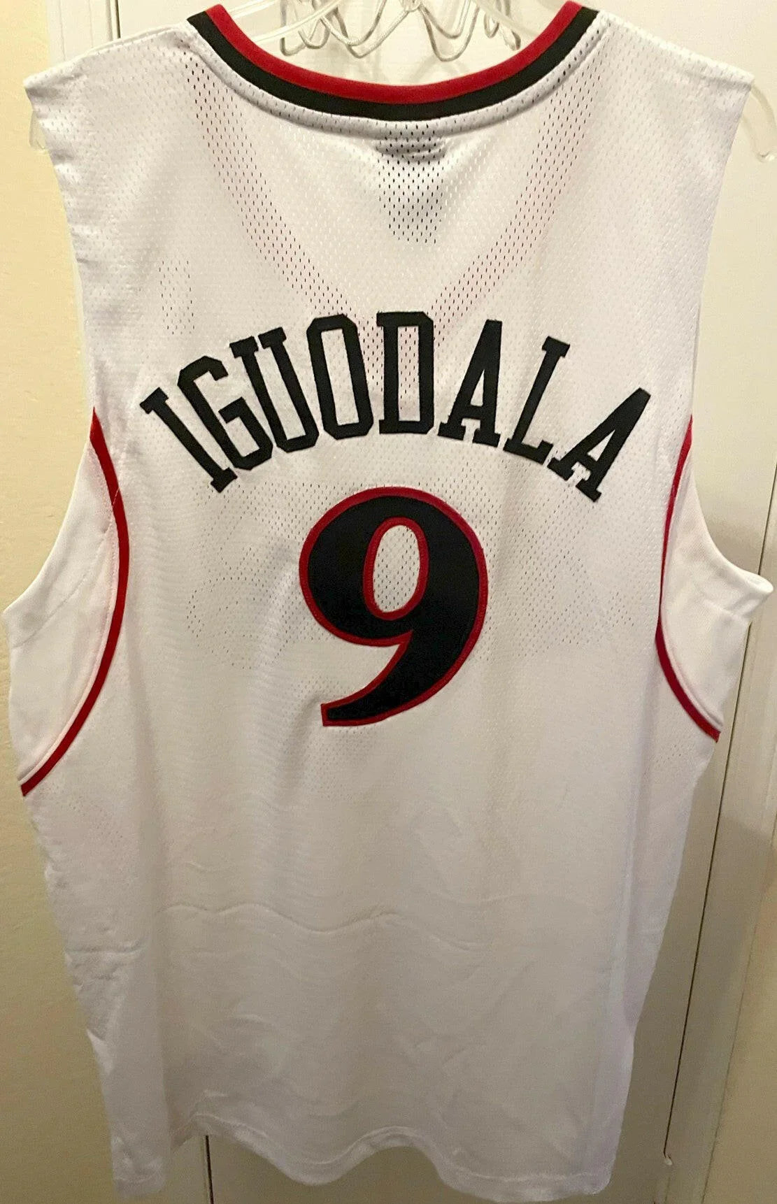 Andre Iguodala Philadelphia 76ers Adidas 2007-08 2008-09 game model jersey New - AutographsForSale.com