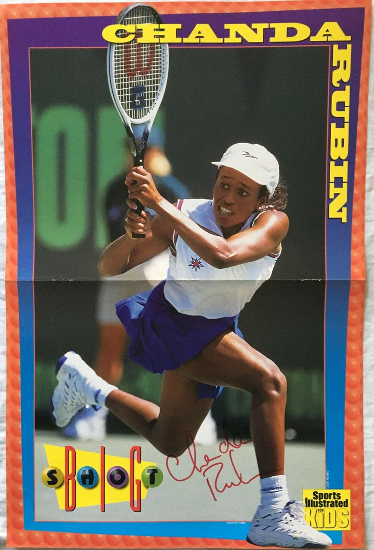 Chanda Rubin autographed 1996 SI for Kids mini poster - AutographsForSale.com