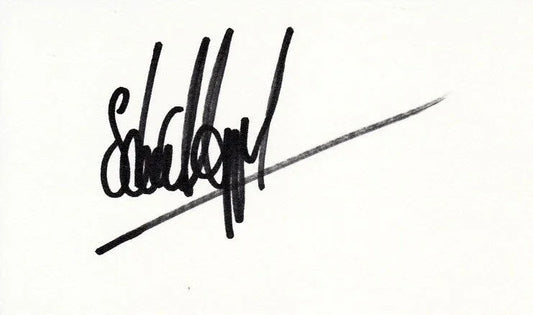 Stuart Appleby autographed index card - AutographsForSale.com