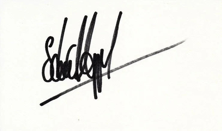 Stuart Appleby autographed index card - AutographsForSale.com