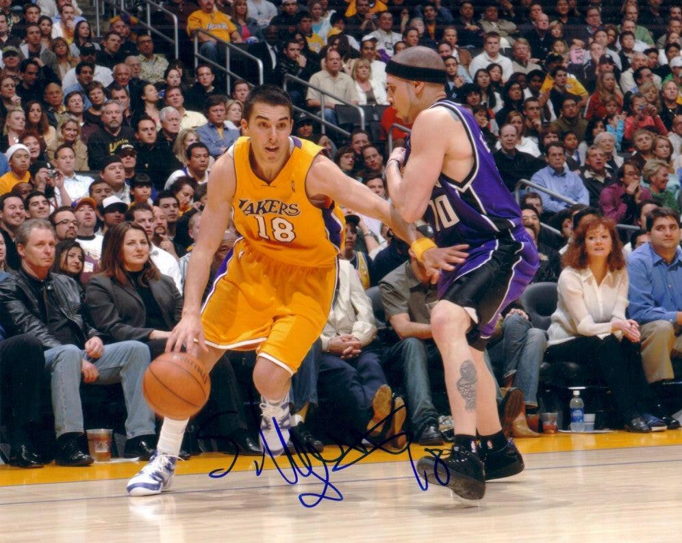 Sasha Vujacic autographed Los Angeles Lakers 8x10 photo - AutographsForSale.com