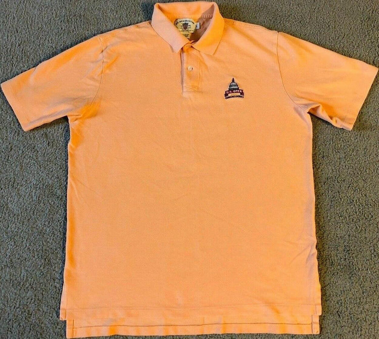 2011 US Open Congressional Orange golf Shirt Rory McIlroy 1st Major Win - AutographsForSale.com