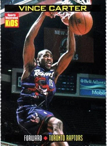 Vince Carter Toronto Raptors 1999 Sports Illustrated for Kids card - AutographsForSale.com