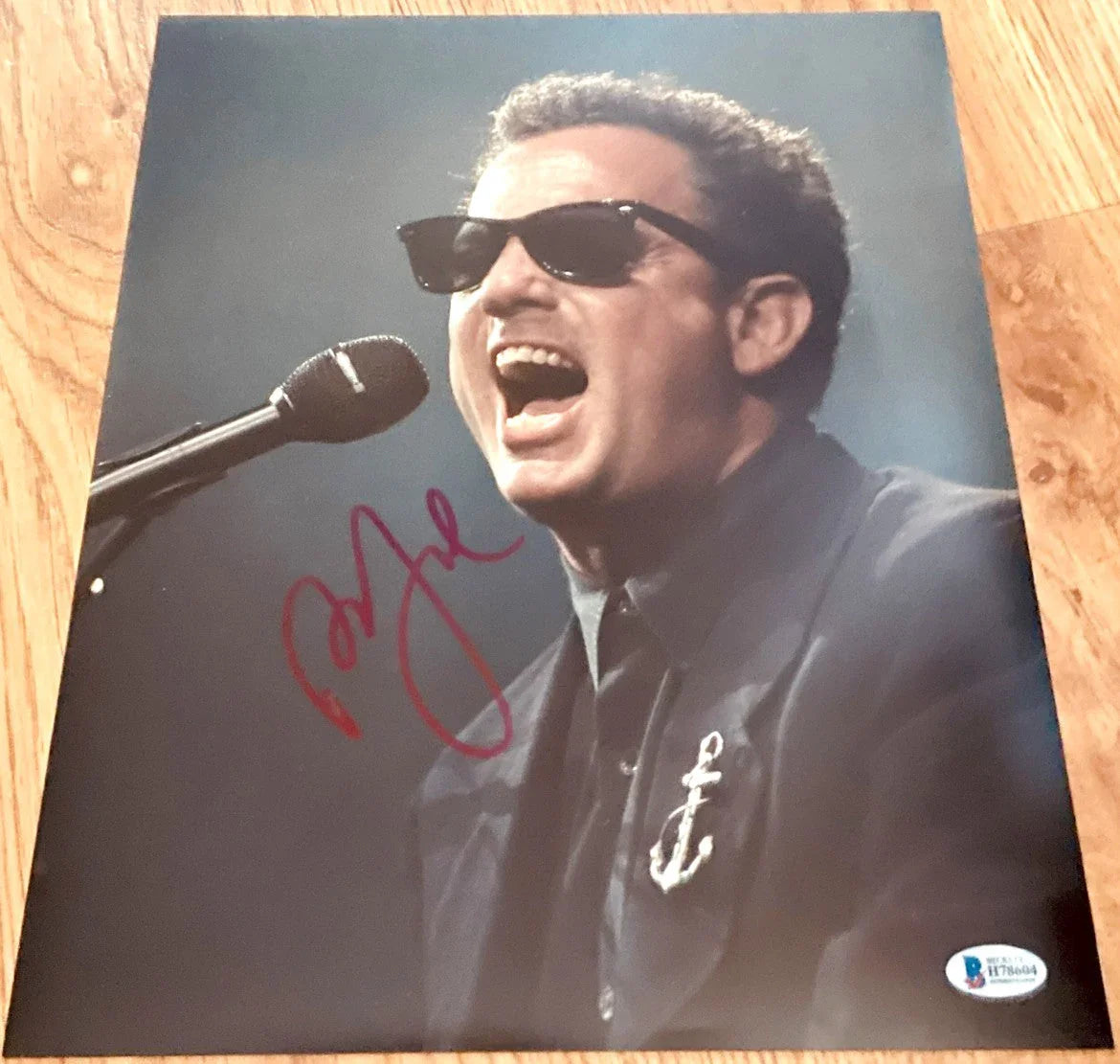 Billy Joel autographed 11x14 vintage photo BAS - AutographsForSale.com