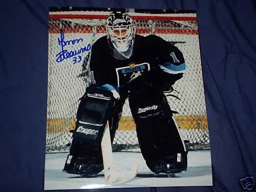 Manon Rheaume autographed 8x10 Atlanta Knights photo - AutographsForSale.com